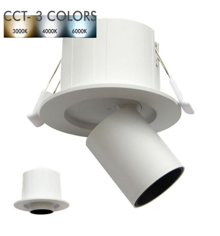 6W Downlight LED - DIRECTIONAL PERISCOPIC - Circular - CCT Selectable Color