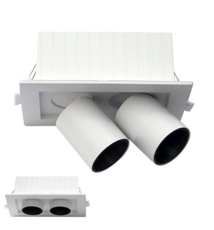 12W Downlight LED - DIRECTIONAL PERISCOPIC - Rectangular - CCT Selectable Color