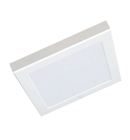 Downlight + LED Ceiling Light - Square - MOSS WHITE - 18W ADJUSTABLE - Selectable CCT Color