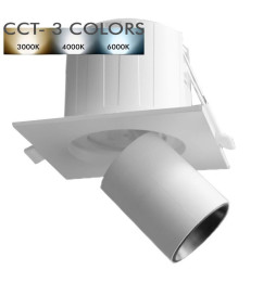 6W Downlight LED - DIRECTIONAL PERISCOPIC - Square - CCT Selectable Color