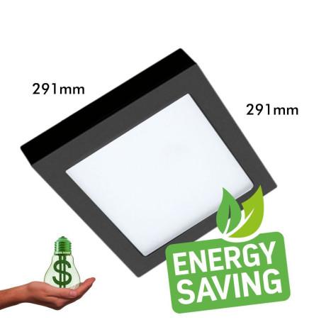 Downlight + LED-loftlampe - Firkant- MOSS - 24W JUSTERBAR - Vælgbar CCT-farve