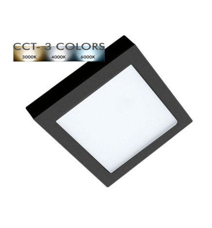 Downlight + LED Ceiling Light - Square - MOSS - 18W ADJUSTABLE - Selectable CCT Color