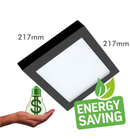 Downlight + LED Ceiling Light - Square - MOSS - 18W ADJUSTABLE - Selectable CCT Color