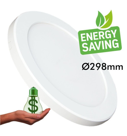 Downlight + LED Ceiling Light - Circular - MOSS - 24W ADJUSTABLE - Selectable CCT Color