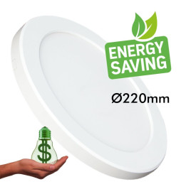 Downlight - Plafone Circolare a LED - MOSS - 18W REGOLABILE - CCT Colore Selezionabile