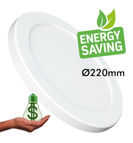 Downlight - Plafone Circolare a LED - MOSS - 18W REGOLABILE - CCT Colore Selezionabile