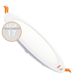LED Downlight Slim Sirkulær 24W - UGR17 - OSRAM CHIP DURIS E 2835
