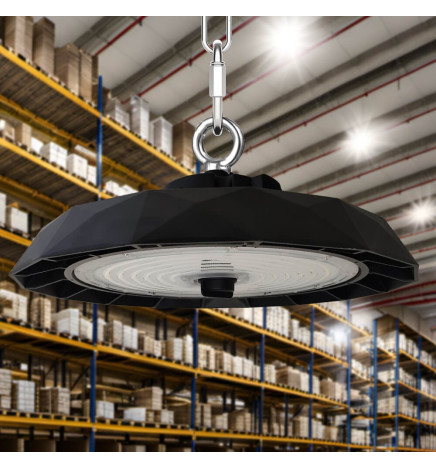High Bay UFO DIAMOND 200W-150W -100W  SOSEN Driver - Dimbar 1-10V - 170lm/w - IP65