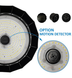 High Bay UFO DIAMOND 200W-150W -100W  SOSEN Driver - Dimbar 1-10V - 170lm/w - IP65