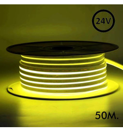 Néon LED flexible 24V - 10W/m - Bobine 50m - 6x12mm - VERT
