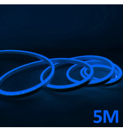 LED-Neon - 5 Meter - BLAU - 6mm LED - 12V - Schnitt 2,5cm