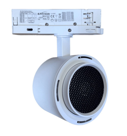 ROMA - LED-spårstrålkastare - Tri Phase -  40W-26W - ROME - GxTronic-driver - Justerbar optik 24º-60º - CCT - Valbar färg