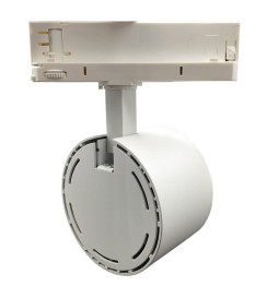 Faretto LED -binario trifase -  40W-26W - ROME - Driver GxTronic - Ottica regolabile 24º-60º - CCT - Colore selezionabile