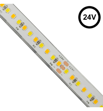 Striscia LED 24V | 240xLED/m | 5m | SMD2025 | CCT | 10W/M | IP20