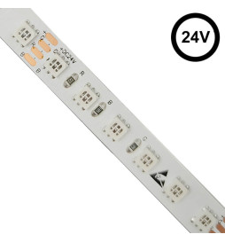 LED Strip 24V RGBW | 120xLED/m | 5m | SMD3535 | 560Lm | 15W/M | IP20