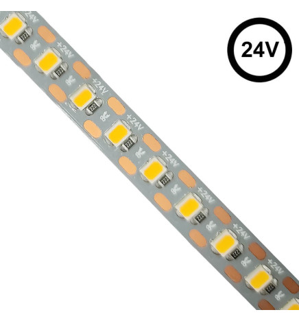 Tira LED 24V |130 LED/m | 5m | SMD2835 | 950Lm |11W/M | CRI93 | IP20