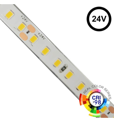Striscia LED 24V | CRI ELITE | 240 LED/m | 5m | SMD2835 | 1600Lm |11W/M | CRI98 | IP20