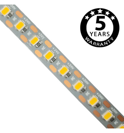 Tira LED 24V |130 LED/m | 5m | SMD2835 | 950Lm |11W/M | CRI93 | IP20