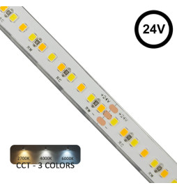 Ruban LED 24V | 240xLED/m | 5m | SMD2025 | CCT | 10W/M | IP20