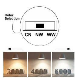 LED TrackLight - single-phase rails -  40W-26W - ROME - GxTronic Driver - Adjustable Optics 24º-60º -UGR13- CCT