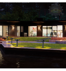 Faretto solare da giardino LED - GENK - IP65 - CCT