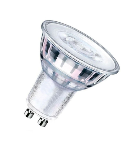 LED GU10 8W HIGH LUMINOSITY - Glass - 28º - NO FLICK