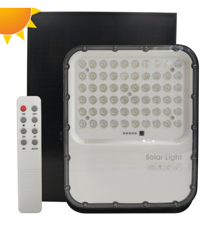 LED utendørs flomlys SOLCELLE 200W  - ORION