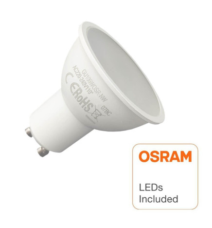 Spot  LED SMD 6W 120 ° GU10 - Osram Chip