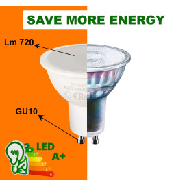Spot  LED SMD 6W 120 ° GU10 - Osram Chip