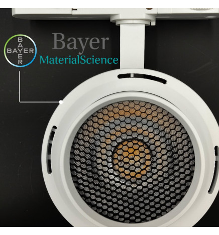 Faretto LED -binario trifase -  40W-26W - ROME - Driver GxTronic - Ottica regolabile 24º-60º - CCT - Colore selezionabile