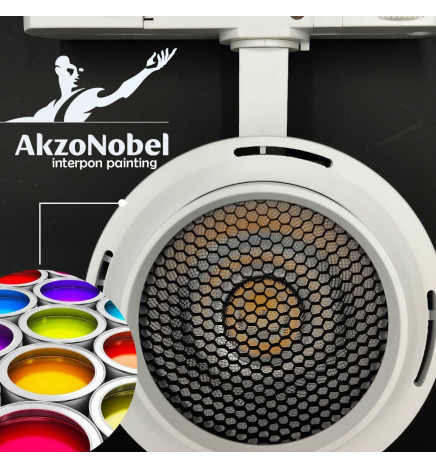 Faretto LED -binario trifase -  40W-26W - ROME - Driver GxTronic - Ottica regolabile 24º-60º - CCT - Colore selezionabile