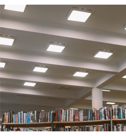 Square LED celling light surface 20W 120º - OSRAM Chip