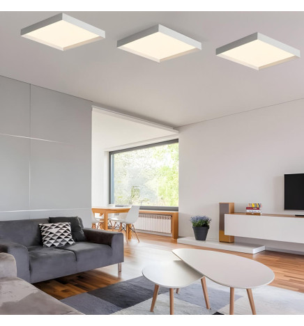 Square LED celling light surface 20W 120º - OSRAM Chip