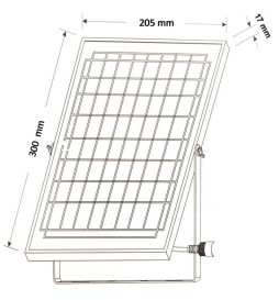 100W SOLAR LED Outdoor Floodlight  - ORION