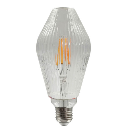 LED-filamenttilamppu -DIAMOND- Koristeellinen 7W E27 - Meripihka