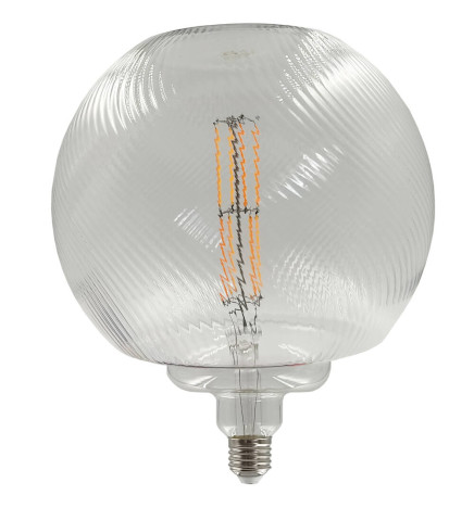 LED Filament Bulb -GLOBE- Decorative 7W E27 - Amber