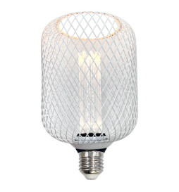 Lampadina LED - Metallo Moderno - 4W E27 - Bianco - Ø105mm