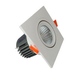 15W LED Downlight - Adjustable - WHITE - CRI+92 - UGR13