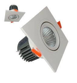 15W LED Downlight - Adjustable - WHITE - CRI+92 - UGR13