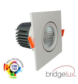 15W LED Downlight - Adjustable - WHITE - CRI+92 - UGR13