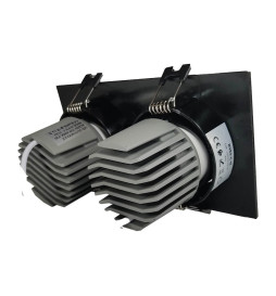 Encastré LED 30W - Orientable - NOIR Double - CRI+92 - UGR13