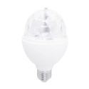 LEDlyspære E27 3W RGB Disco
