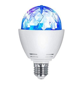 LEDlyspære E27 3W RGB Disco