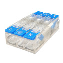 Quick Connector - 3 Inputs - 3 Outputs - KV221-415 - for Electrical Cable