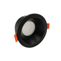 Fixed Watertight Circular Housing GU10-MR16 - IP65 - BLACK