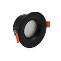 Fixed Waterproof Circular Ring - CURVED EFFECT - GU10-MR16 - IP65 - BLACK