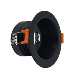 Fast Sirkulær Ring for GU10-MR16 - SVART