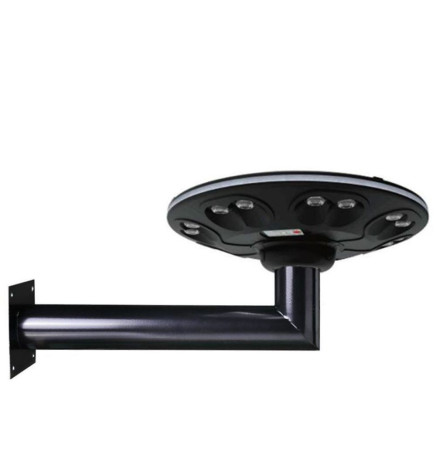 Brakett - for Solcellelampe - for Vegg - Stål - Svart - 50 cm