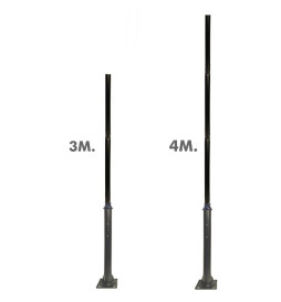 Columna BRUSELAS Negro -  3 metros  - 4 metros