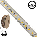 LED-Stripe 220V | 120xLED/m | 20m | SMD2835 | 1450Lm/M | 14W/M | IP67 | Kutt hver 10cm